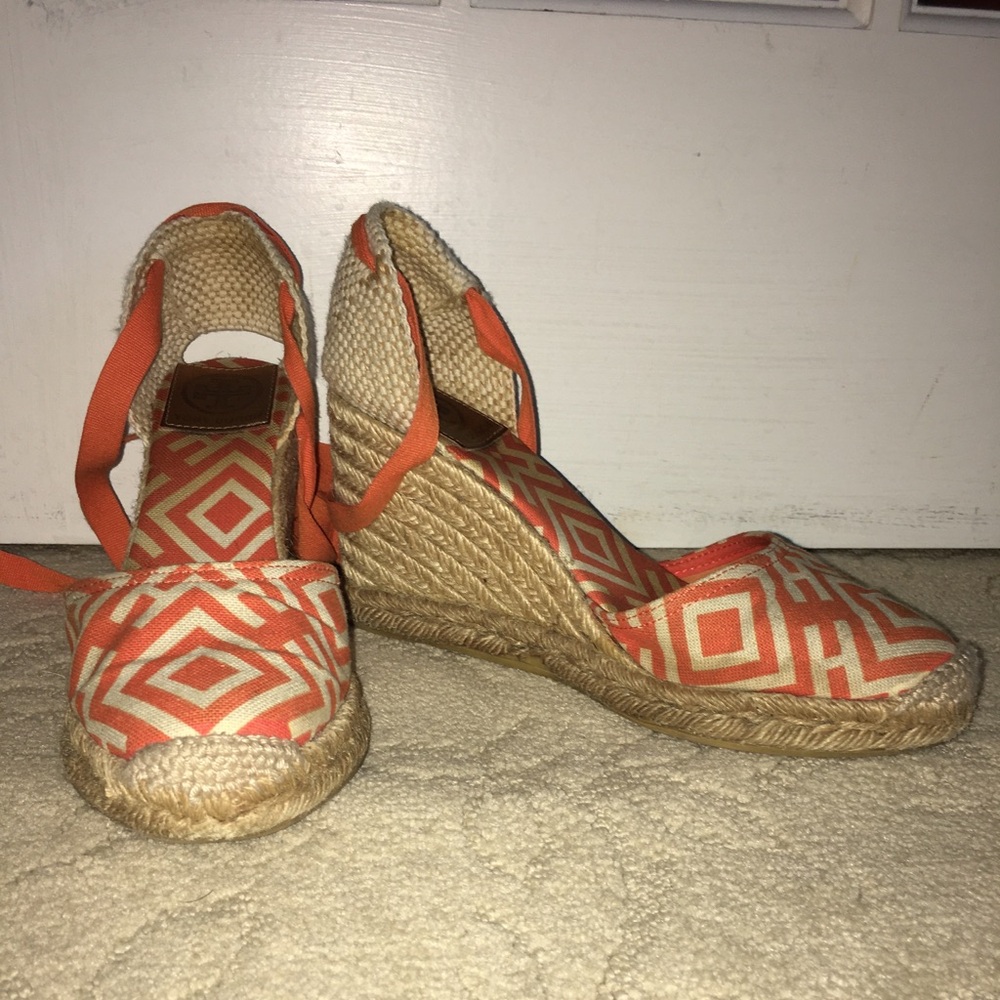Tory Burch Clubhouse Wedge Espadrilles